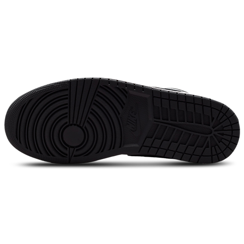 Men's AJ 1 Low Black/Lt Smoke Gray/White - View 5