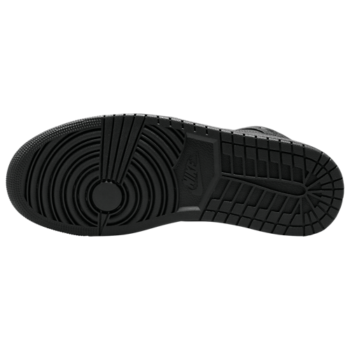 AJ 1 Mid Black/Black/Black - View 5