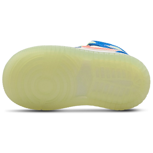 Boys' Toddler AJ 1 Mid SE Volt/Blue/Tan - View 5