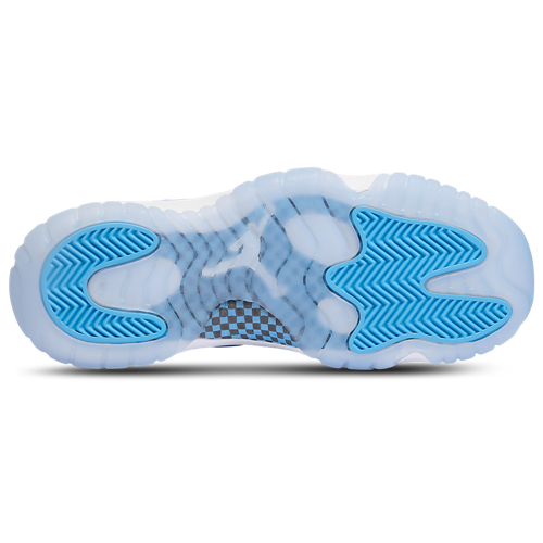 Boys' Grade School Retro 11 Low White/Black/Blue - View 5