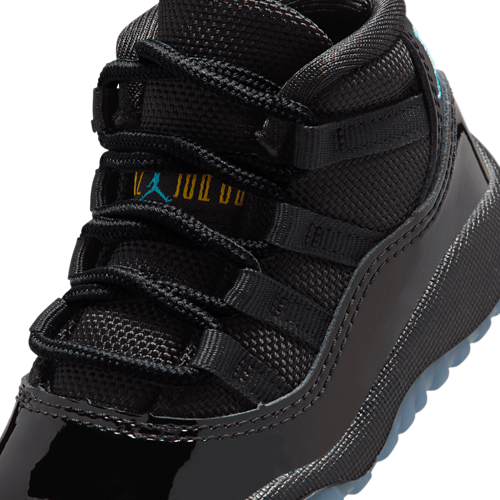 Boys' Toddler Retro 11 Black/Black/Gamma Blue - View 7