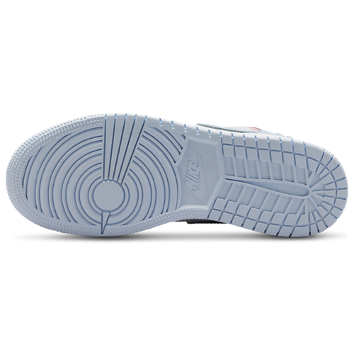 Girls' Grade School AJ 1 MID SE FEM Half Blue/Pale Ivory/White - View 5