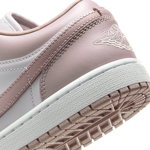 Women's AJ 1 Low Enigma Stone/Particle Rose/White - View 8