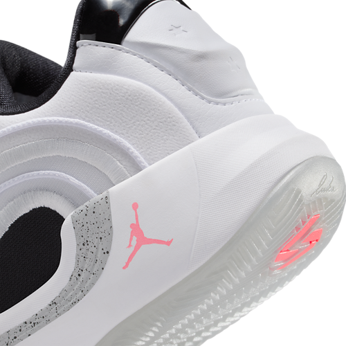 Boys' Grade School Luka 4 White/Bright Crimson/Black - View 8