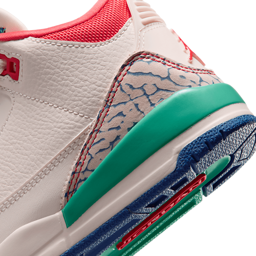 Boys' Preschool Retro 3 White/Red/Green - View 8