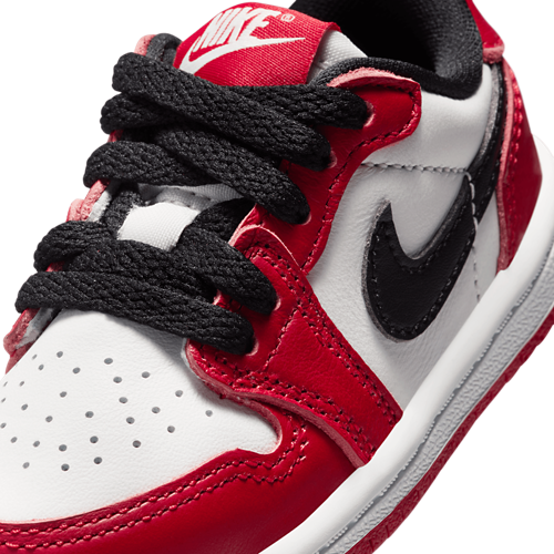 Boys' Preschool Retro 1 Low Summit White/Black/Varsity Red - View 7