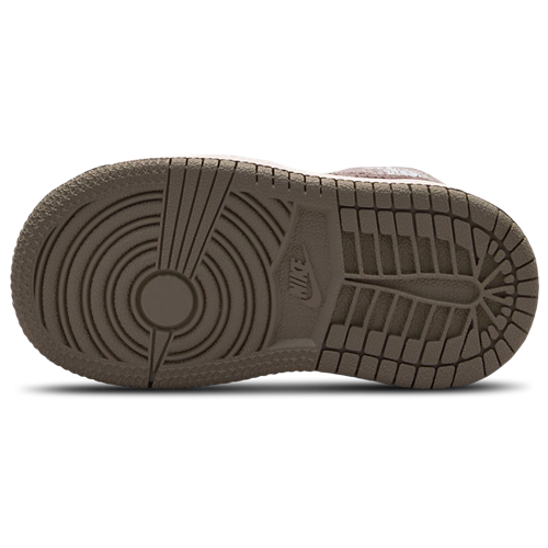 Boys' Toddler AJ 1 Mid Summit White/Enigma Stone/Olive Grey - View 5