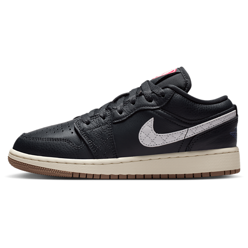 Boys' Grade School 1 Low SE Off Noir/University Red/Sail - View 2