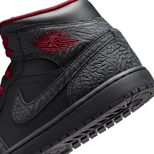 AJ 1 Mid SE Tough Red/Black/Black - View 8