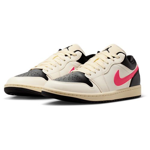 AJ 1 Low Pale Ivory/Racer Pink - View 6