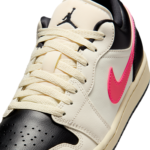 Women's AJ 1 Low Pale Ivory/Racer Pink - View 7