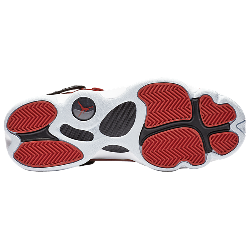 Boys' Grade School 6 Rings Black/Gym Red/White - View 5