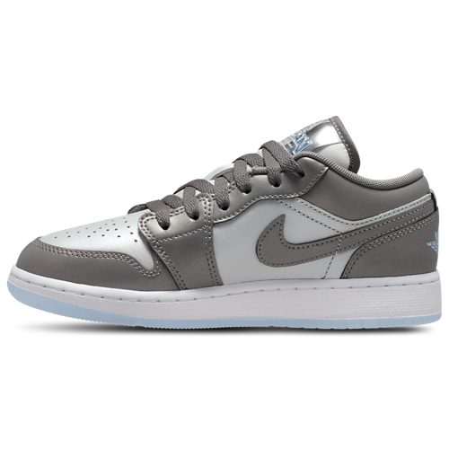 Boys' Grade School 1 Low SE UNI Gray/Silver - View 2