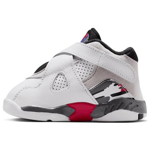 Girls' Toddler Retro 8 White/Black/True Red - View 2