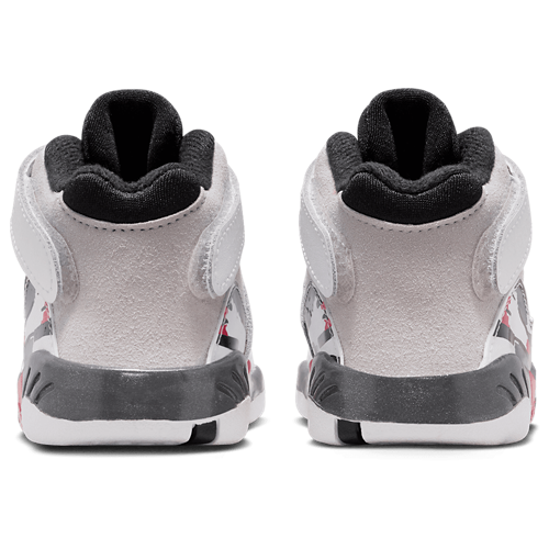 Girls' Toddler Retro 8 White/Black/True Red - View 3