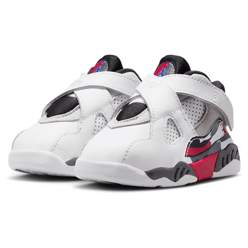 Girls' Toddler Retro 8 White/Black/True Red - View 6