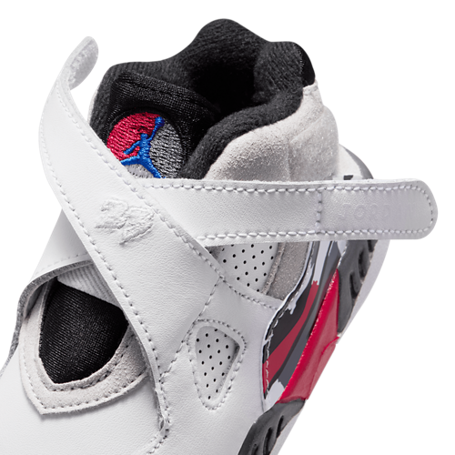 Girls' Toddler Retro 8 White/Black/True Red - View 8