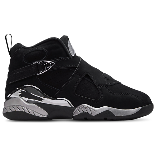 Boys' Preschool Retro 8 Black/Grey/Chrome - View 1