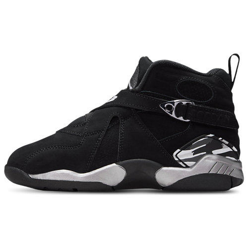 Boys' Preschool Retro 8 Black/Grey/Chrome - View 2