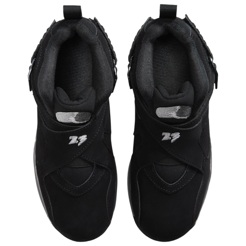 Boys' Preschool Retro 8 Black/Grey/Chrome - View 4