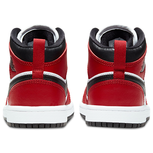 Boys' Preschool AJ 1 Mid Black/Gym Red/Black - View 4