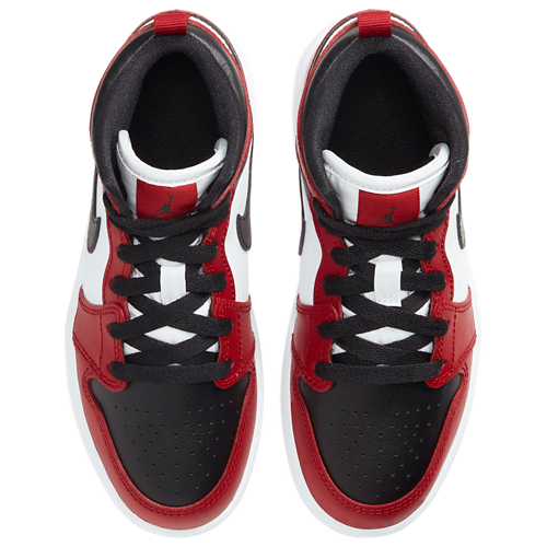Boys' Preschool AJ 1 Mid Black/Gym Red/Black - View 5