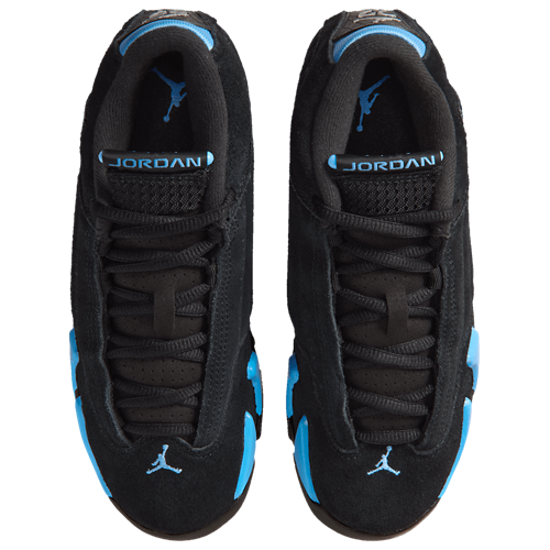 Men's Retro 14 Black/White/University Blue - View 4