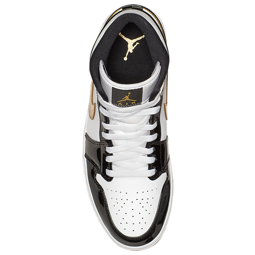 AJ 1 Mid SE Metallic Gold/White/Black - View 4
