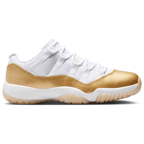 Women's Retro 11 Low White/Gold - View 1