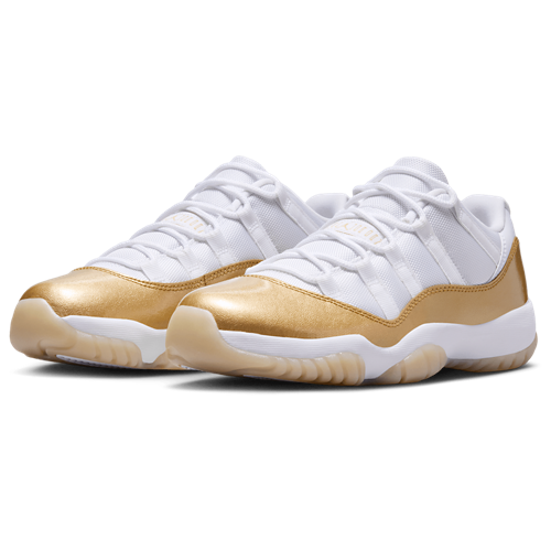 Women's Retro 11 Low White/Gold - View 6