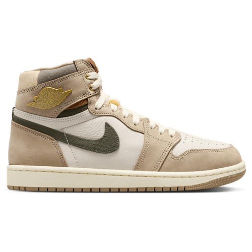 AJ 1 High Brown/White - View 1