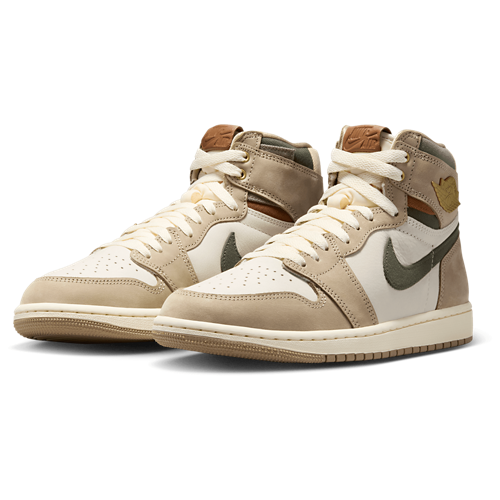 AJ 1 High Brown/White - View 6