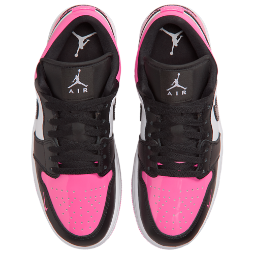 Women's AJ 1 Low Black/White/Pinksicle - View 4