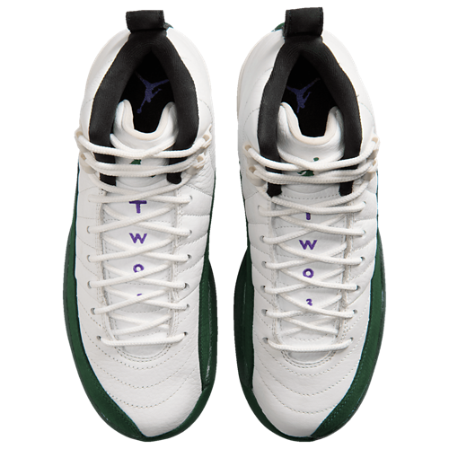 Boys' Grade School Retro 12 Purple/White/Green - View 4