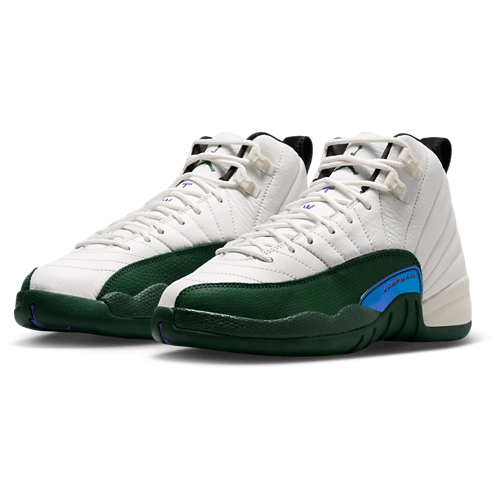 Boys' Grade School Retro 12 Purple/White/Green - View 6