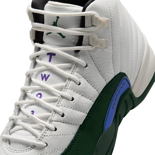 Boys' Grade School Retro 12 Purple/White/Green - View 7
