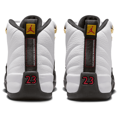 Boys' Grade School Retro 12 White/Taxi/Black - View 3