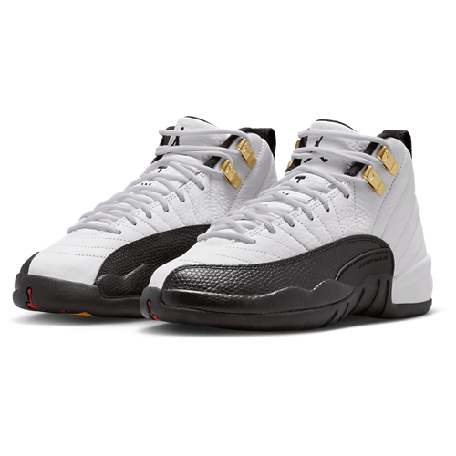 Boys' Grade School Retro 12 White/Taxi/Black - View 6
