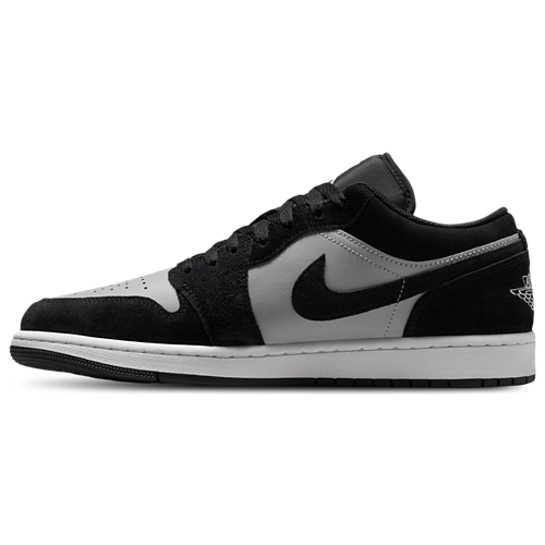 AJ 1 Low Black/Lt Smoke Gray/White - View 2
