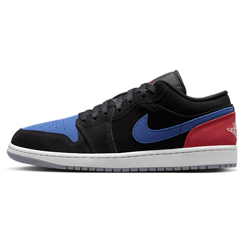 Men's AJ 1 Low True Blue/Summit White/Black - View 2