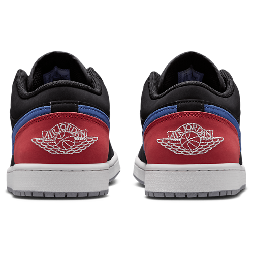 Men's AJ 1 Low True Blue/Summit White/Black - View 3