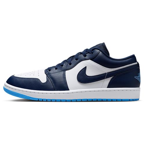 AJ 1 Low Midnight Navy/White/Univ Blue - View 2