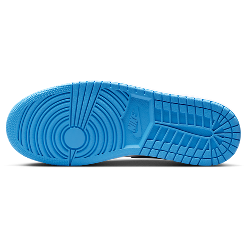 Men's AJ 1 Low Midnight Navy/White/Univ Blue - View 5