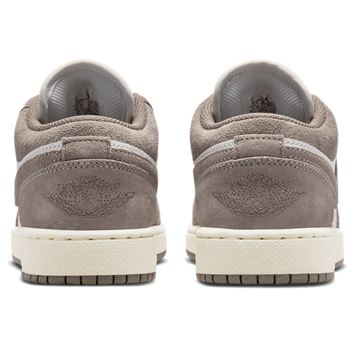 Boys' Grade School AJ 1 Low Enigma Stone/Olive Grey/Summit White - View 3