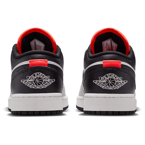 Boys' Grade School AJ 1 Low Summit White/Black/Black - View 3