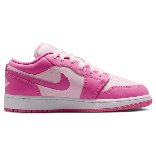 Boys' Grade School Retro 1 Low White/Pink - View 1
