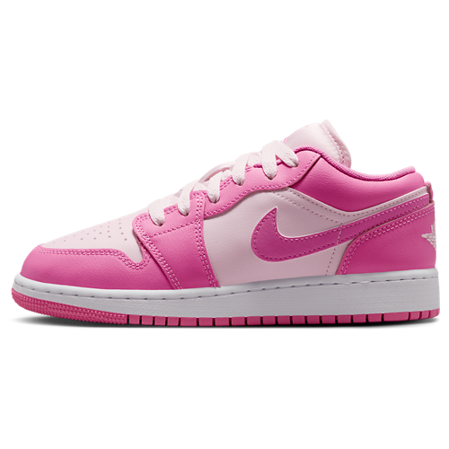 Boys' Grade School Retro 1 Low White/Pink - View 2