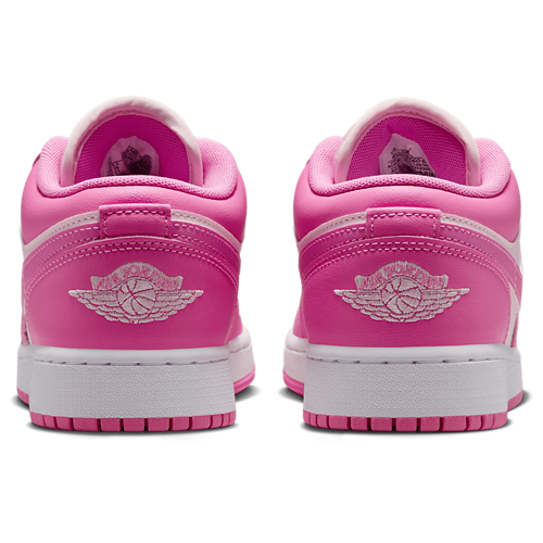 Boys' Grade School Retro 1 Low White/Pink - View 3