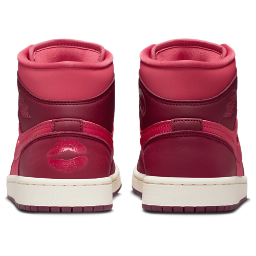 AJ 1 Mid SE Red/Red - View 3
