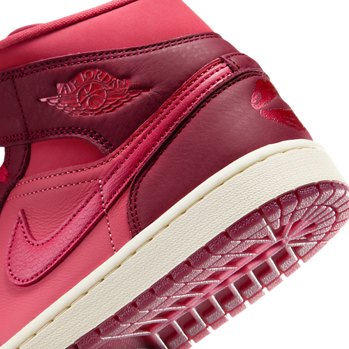 AJ 1 Mid SE Red/Red - View 8